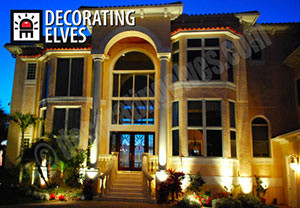 Front-of-2-Story-Home-Uplighting-www.decoratingelves.com