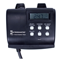 timers lighting outdoor blk