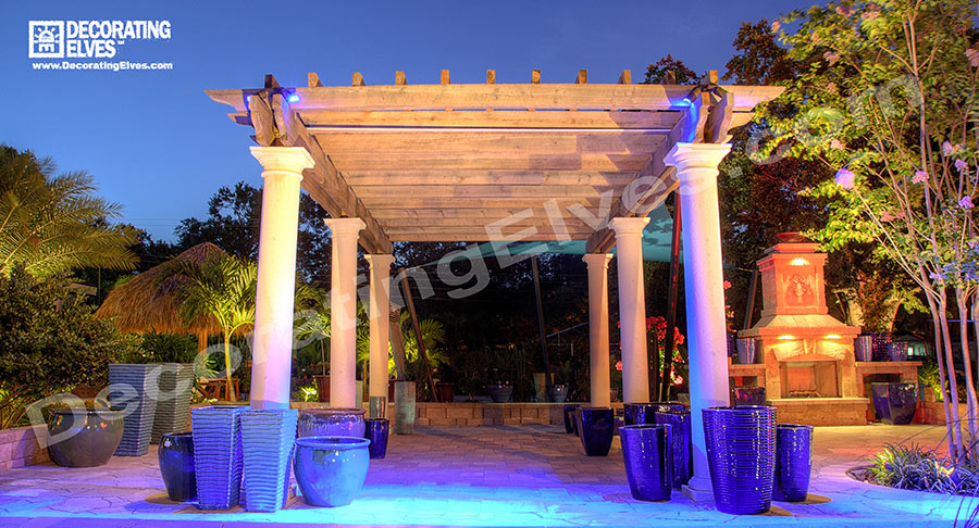 Blue-LED-Arbor-Down-Lighting-www.decoratingelves.com