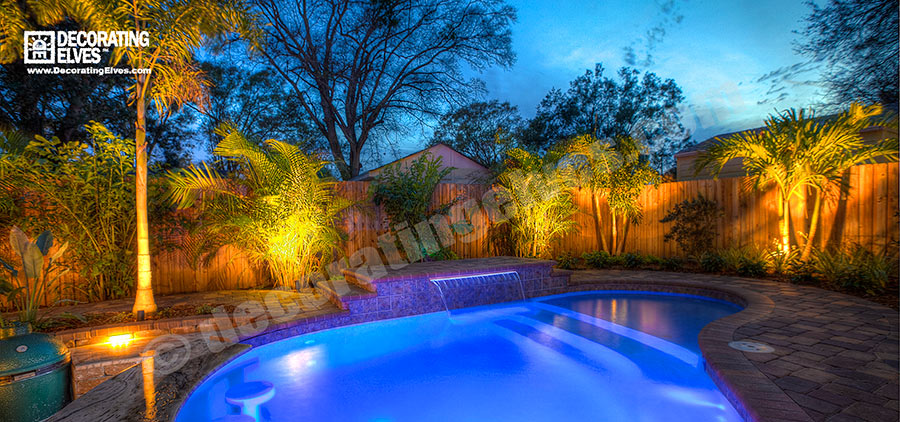 If your pool is a centerpiece of your backyard, illuminate it and extend its use with professionally designed outdoor lighting