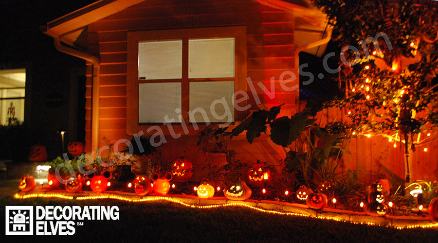 Halloween Lighting Jack-O-Lantern Patch