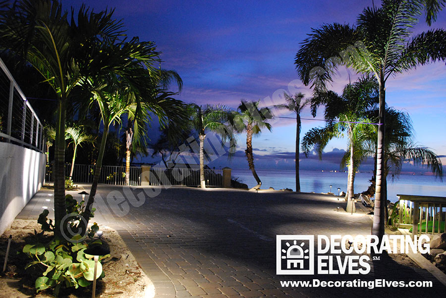 Hardscape-Lighting--LED-Paver,-Uplighting-Sunset-www.decoratingelves.com