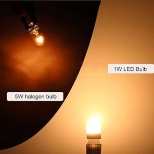 1W LED vs 5W Halogen